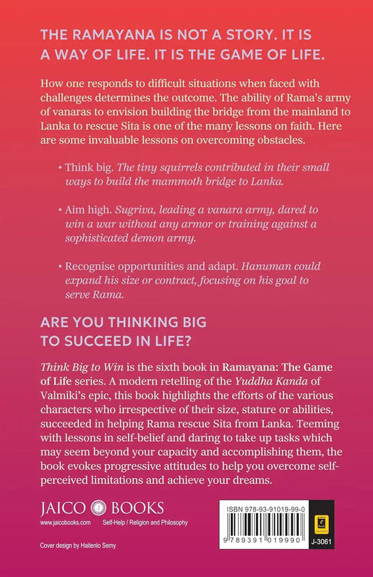 Ramayana : The Game Of Life – Book 6 : Think Big To Win