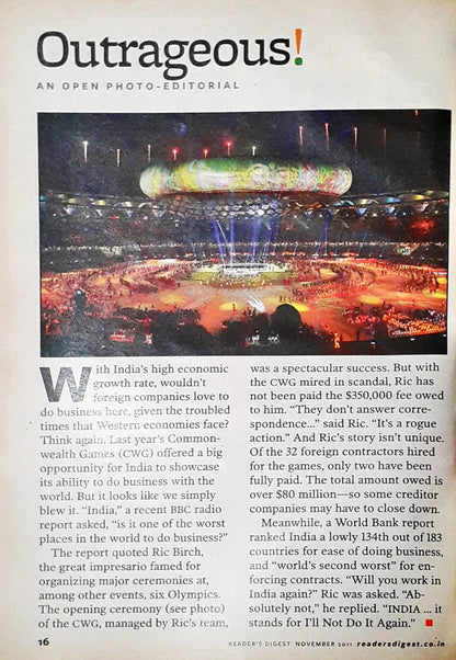 Reader's Digest Magazine : November 2011 (P)