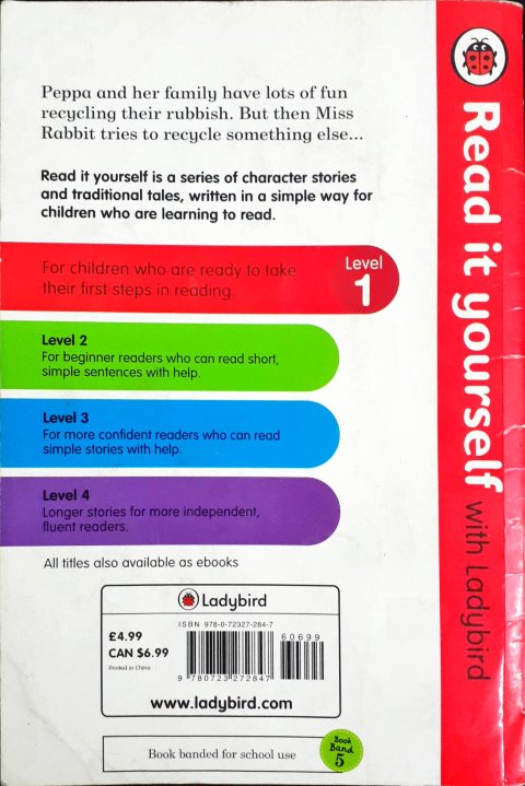 Read It Yourself With Ladybird Level 1 Peppa Pig Recycling Fun (N)