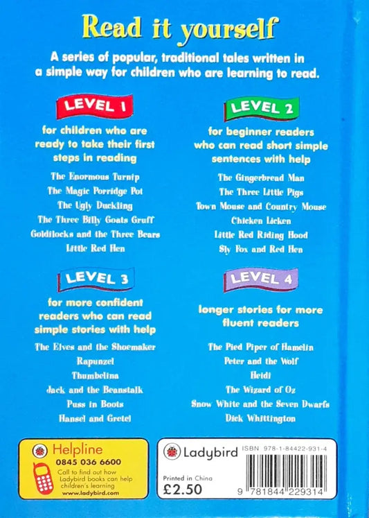 Read It Yourself With Ladybird Level 3 Thumbelina (P)