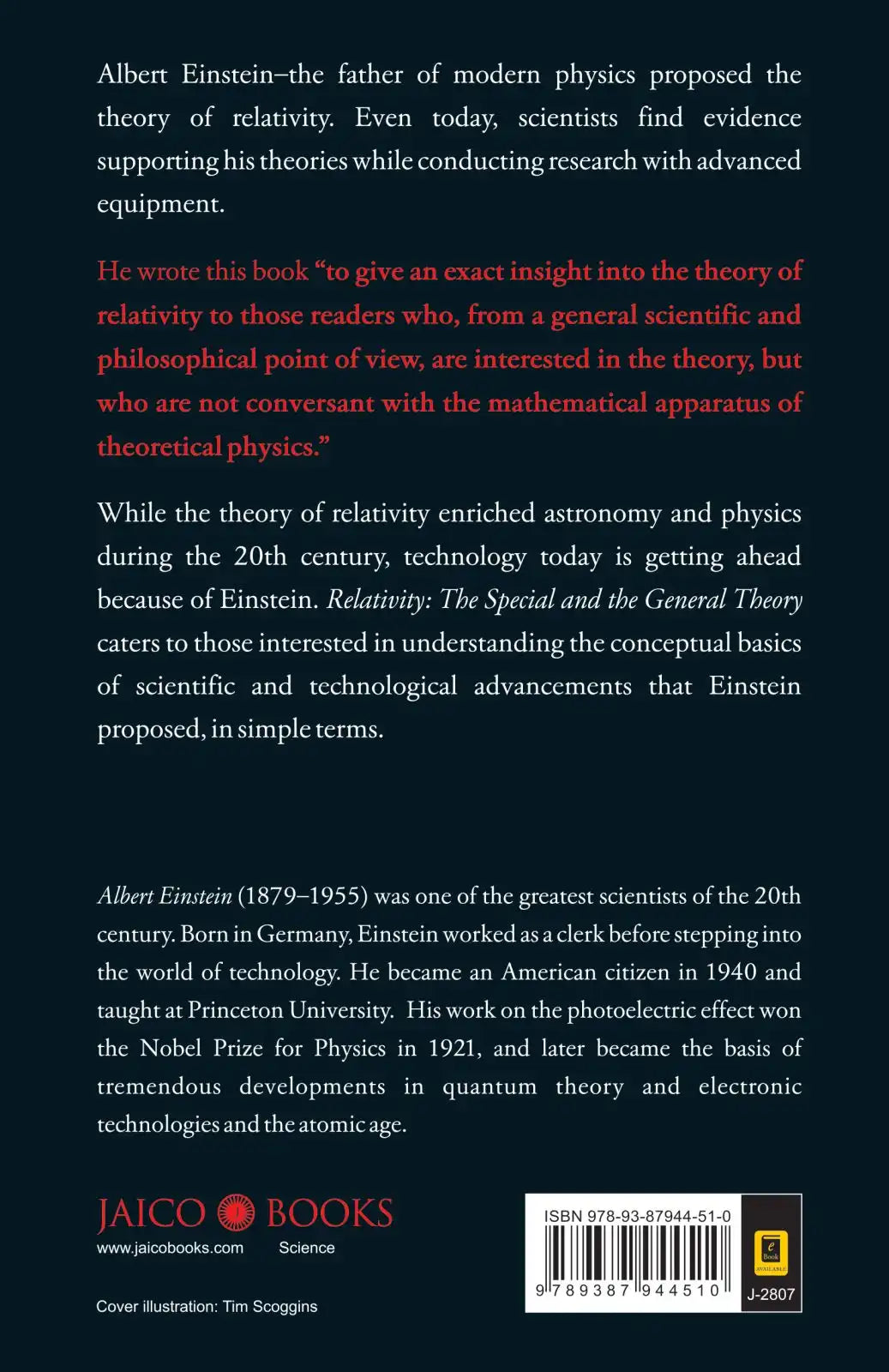 Relativity: The Special and General Theory