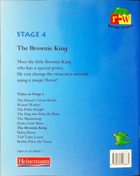 King Rhyme Rhyme World The Brownie King – Books and You