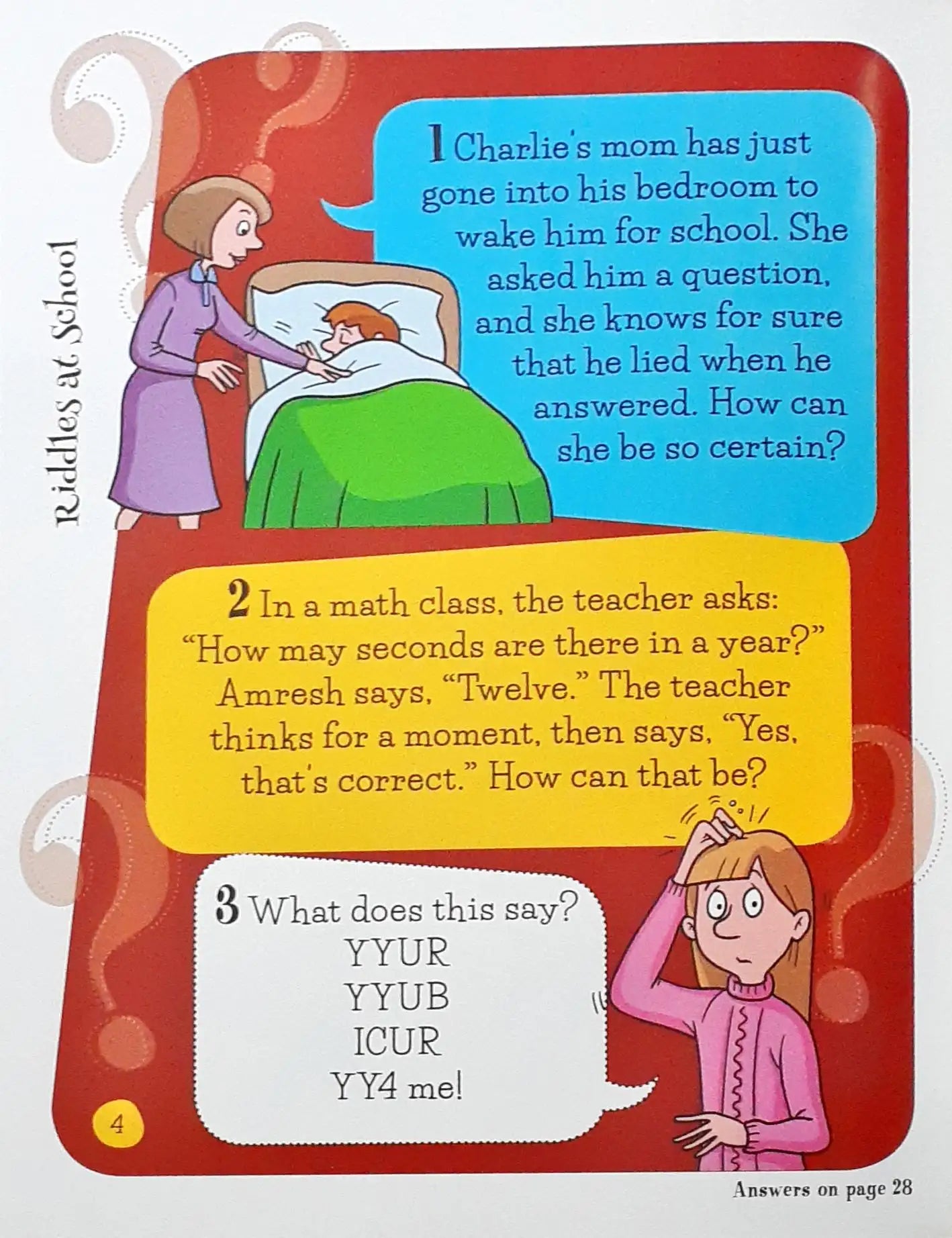 Riddle Me This : Riddles at School – Books and You