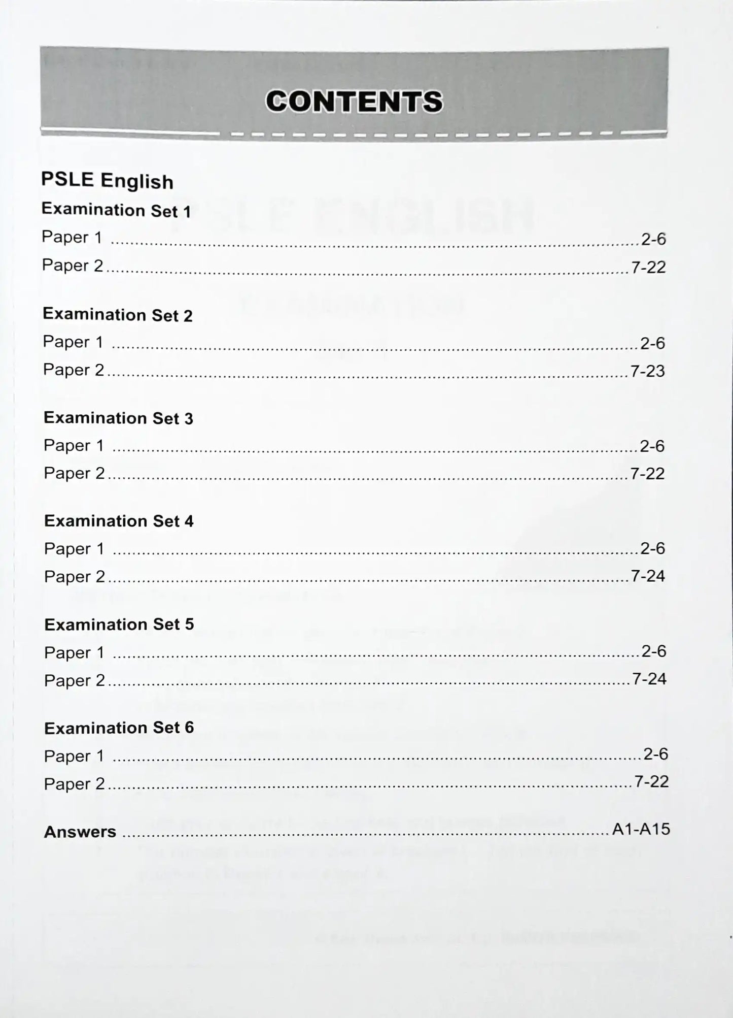 SAP Right Before the Exam : PSLE English - Upper Primary