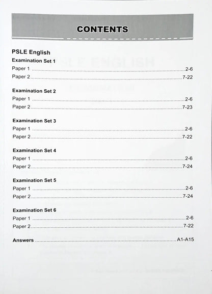 SAP Right Before the Exam : PSLE English - Upper Primary