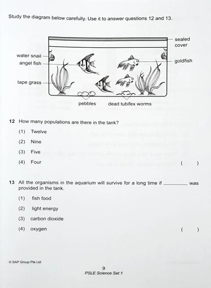 SAP Right Before The Exam - PSLE SCIENCE