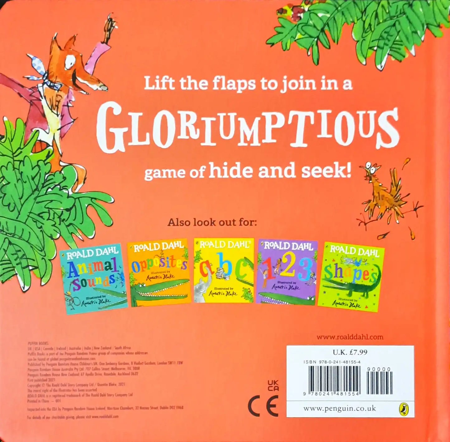 Roald Dahl : Hide and Seek - Lift The Flap