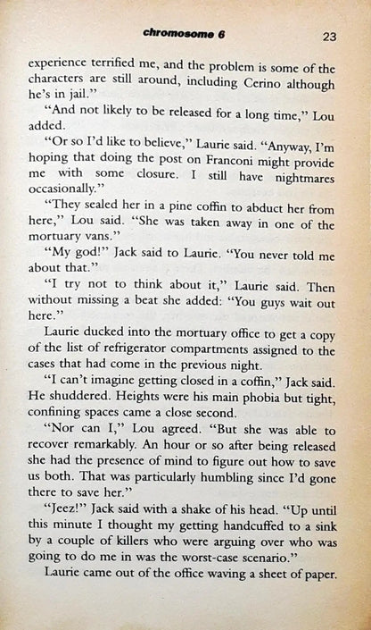 Jack Stapleton and Laurie Montgomery #3 : Chromosome 6 (P)