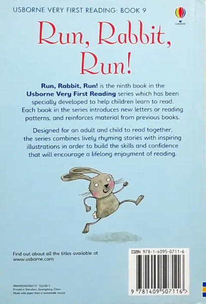 Usborne Very First Reading Run Rabbit Run (HC)