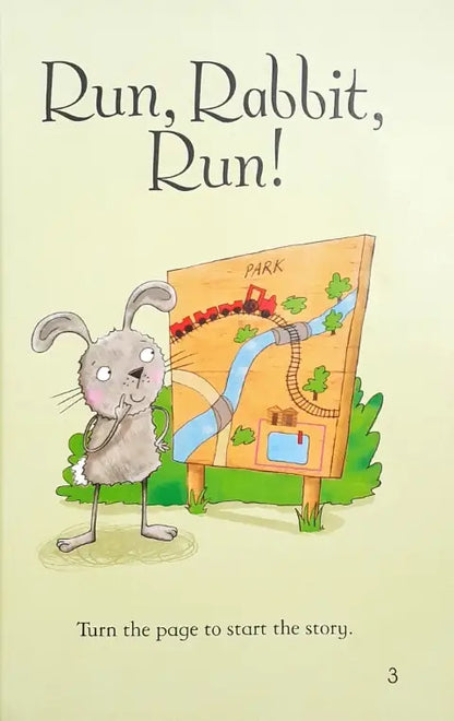 Usborne Very First Reading Run Rabbit Run (HC)