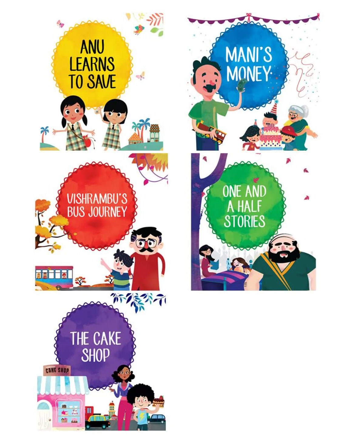 Rupee Tales : Finance Made Easy For Kids (A Box Set Of 5 Books Introducing 5 Financial Concepts)
