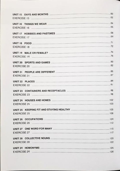 SAP Complete Vocabulary For Primary Level