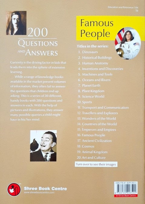 200 Questions and Answers Famous People