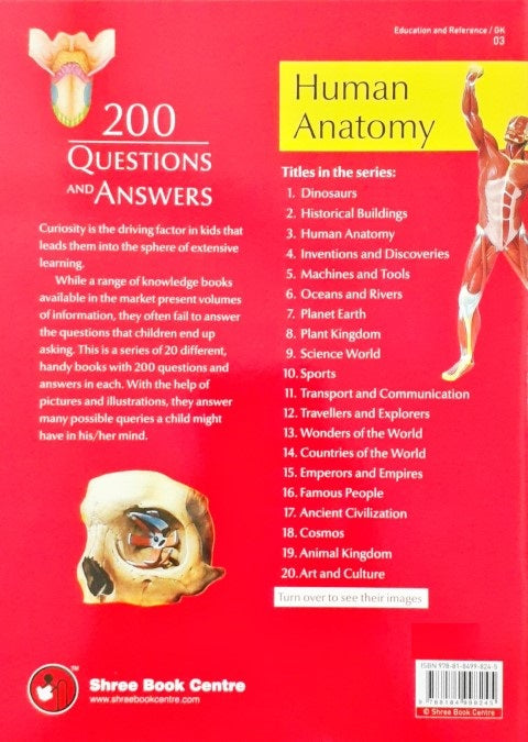 200 Questions and Answers Human Anatomy