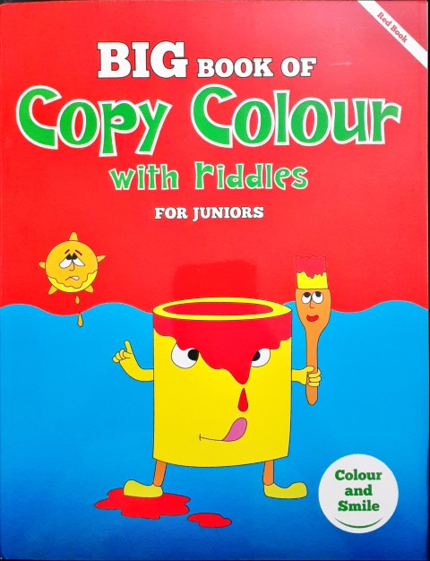 Big Book Of Copy Colour With Riddles For Juniors - Red Book – Books and You