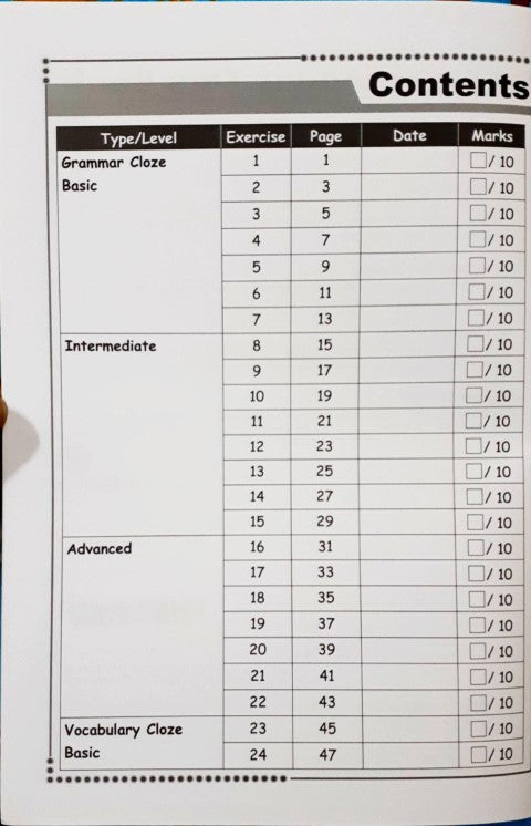 SAP Conquer Cloze For Primary Level Workbook 3