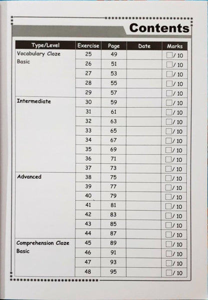 SAP Conquer Cloze For Primary Level Workbook 3