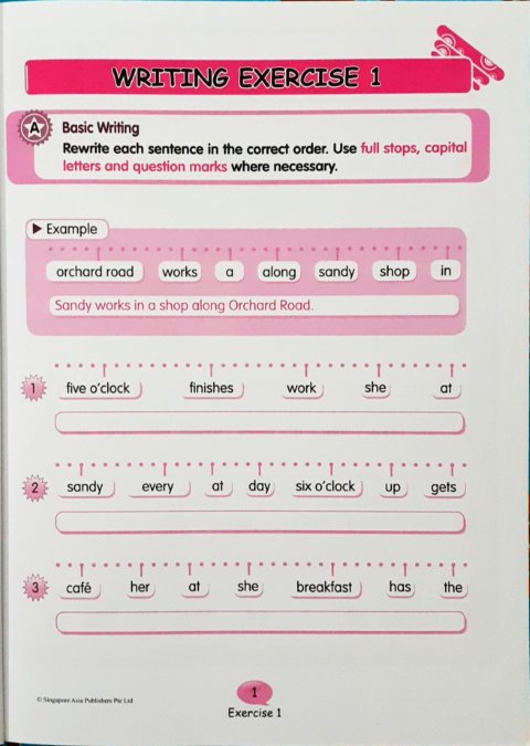 SAP Conquer Creative Writing Primary Level Workbook 3