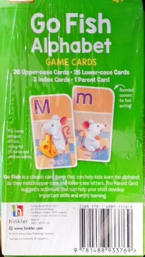 Go Fish Alphabet Cards