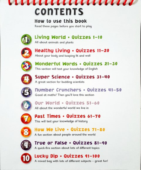 Flip Quiz General Knowledge Ages 7-8