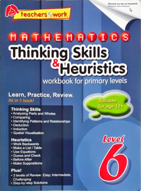 SAP Mathematics Thinking Skills & Heuristics Primary 6