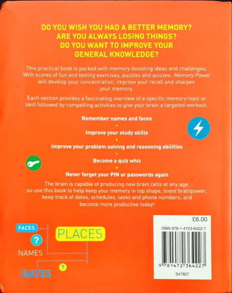 Memory Power - Memory Boosting Puzzles & Facts To Improve Your Memory (Over 100 Memory Challenges)