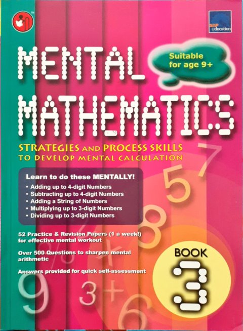 SAP Mental Mathematics Book 3 - Strategies And Process Skills To Develop Mental Calculation