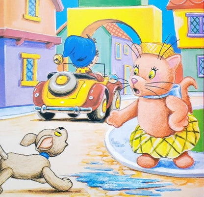 Noddy And Friends Miss Pink Cat Throws A Party