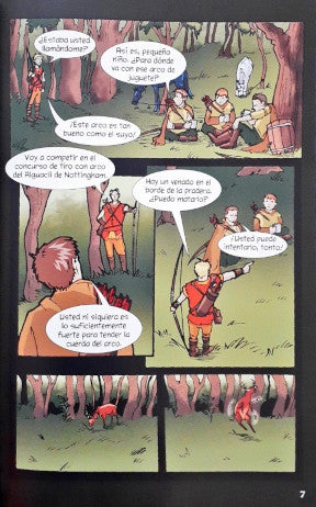 Robin Hood Spanish A Graphic Novel