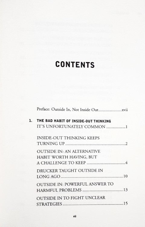 The Outside In Corporation - How To Build A Customer Centric Organization For Breakthrough Results