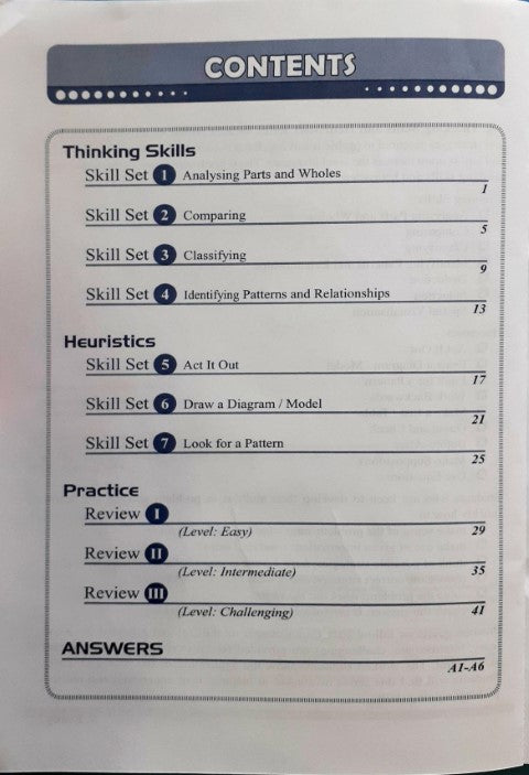 SAP Mathematics Thinking Skills & Heuristics Primary 3