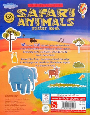 Safari Animals Sticker Book (Scribblers Fun Activity)