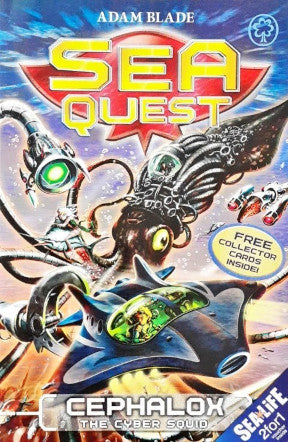 Sea Quest Cephalox The Cyber Squid Collector Cards Inside