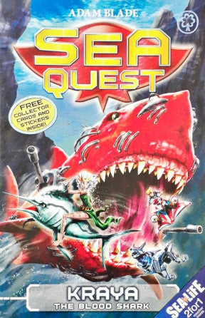 Sea Quest Kraya The Blood Shark Collector Cards Inside