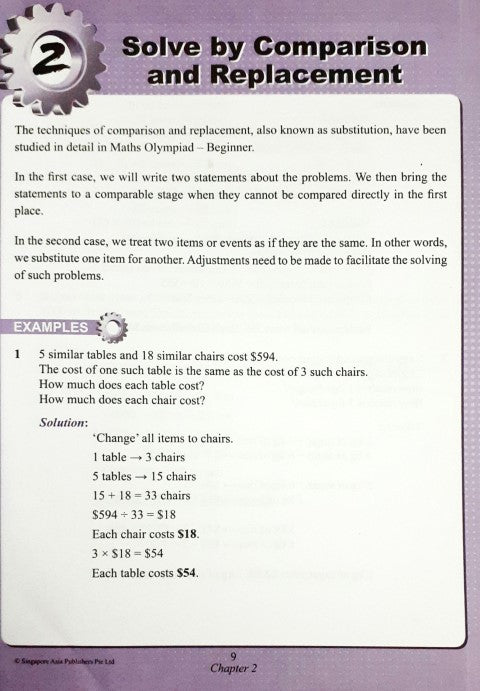 SAP Maths Olympiad Advanced Secondary Level