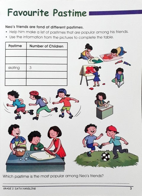 Activity Handelling Smart Scholars Data Handling Grade 2 Fun Filled Activities – Books and You