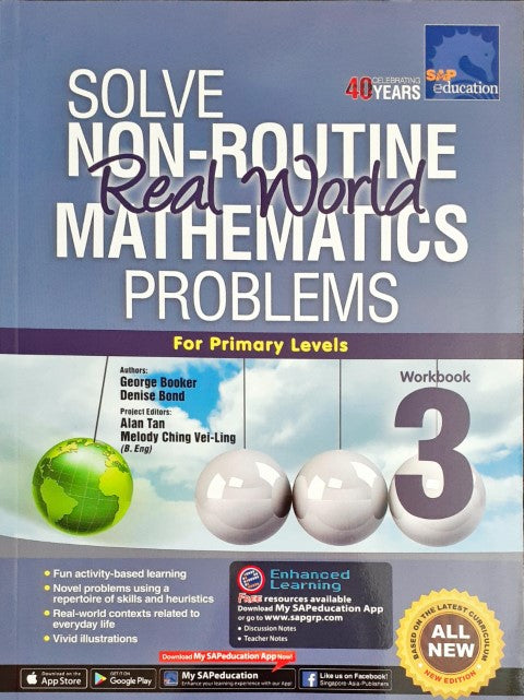 SAP Solve Non Routine Real World Mathematics Problems For Primary Levels Workbook 3