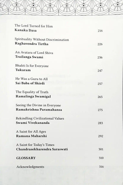 Saints of Bharat: Their Lives, Devotion, and Miracles