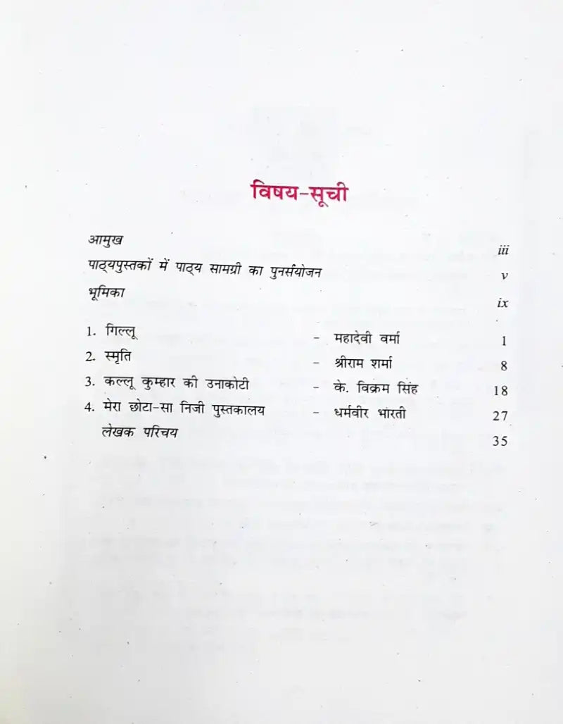 NCERT Hindi Grade 9 : Sanchayan Bhaag 1