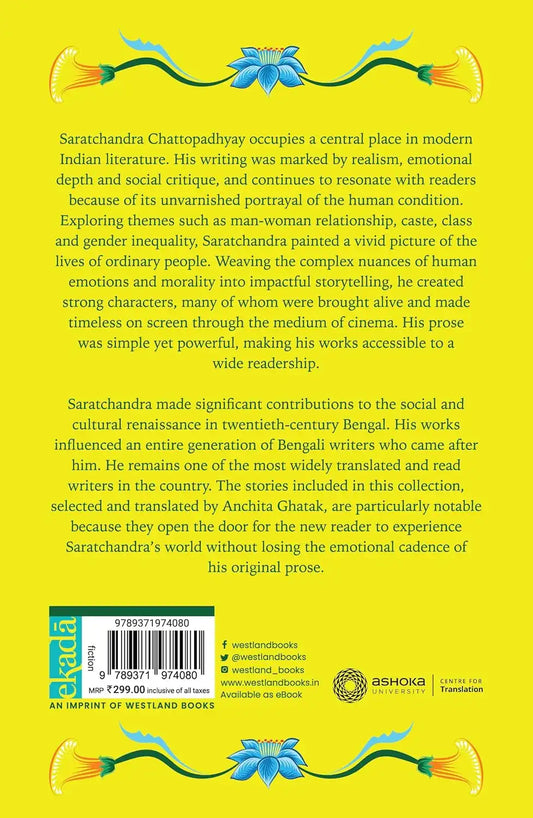 Saratchandra Chattopadhyay : Selected Stories