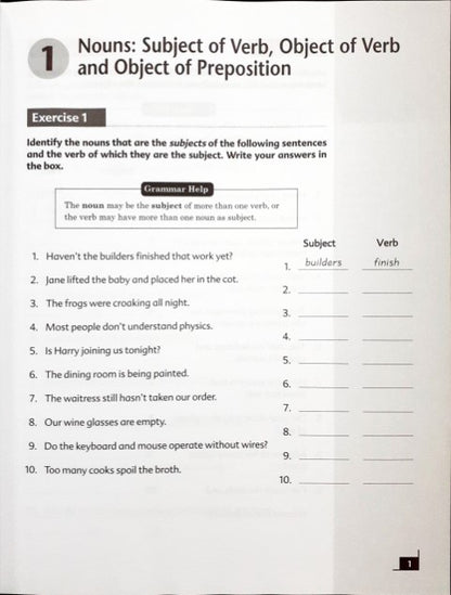 Focus On Grammar Workbook 1