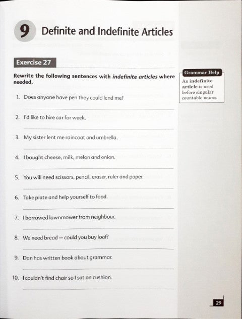 Focus On Grammar Workbook 1