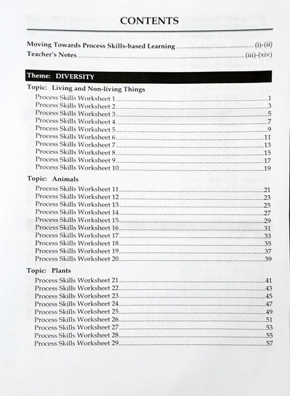 SAP Science Process Skills Lower Block 3/4