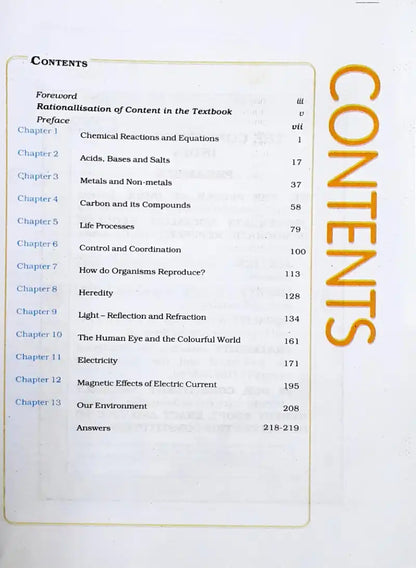 NCERT Science Grade 10 : Textbook