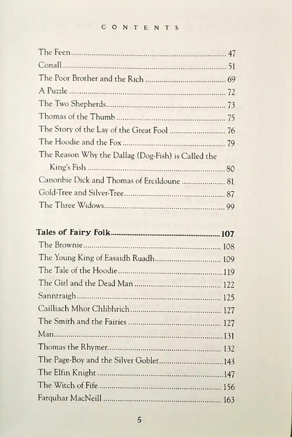 Scottish Folk & Fairy Tales  : Flame Tree Collector's Editions