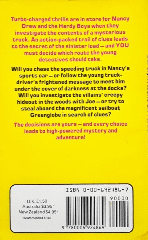 Nancy Drew and The Hardy Boys Be A Detective Mystery Stories 4 Secret Cargo