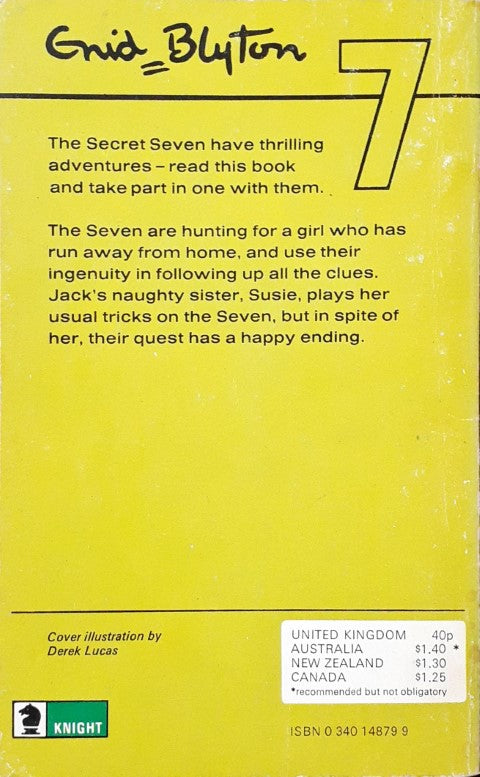 The Secret Seven 9 Secret Seven Mystery (P)