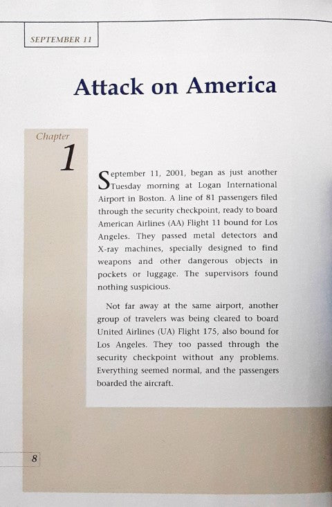 September 11 Attack on America Snapshots in History