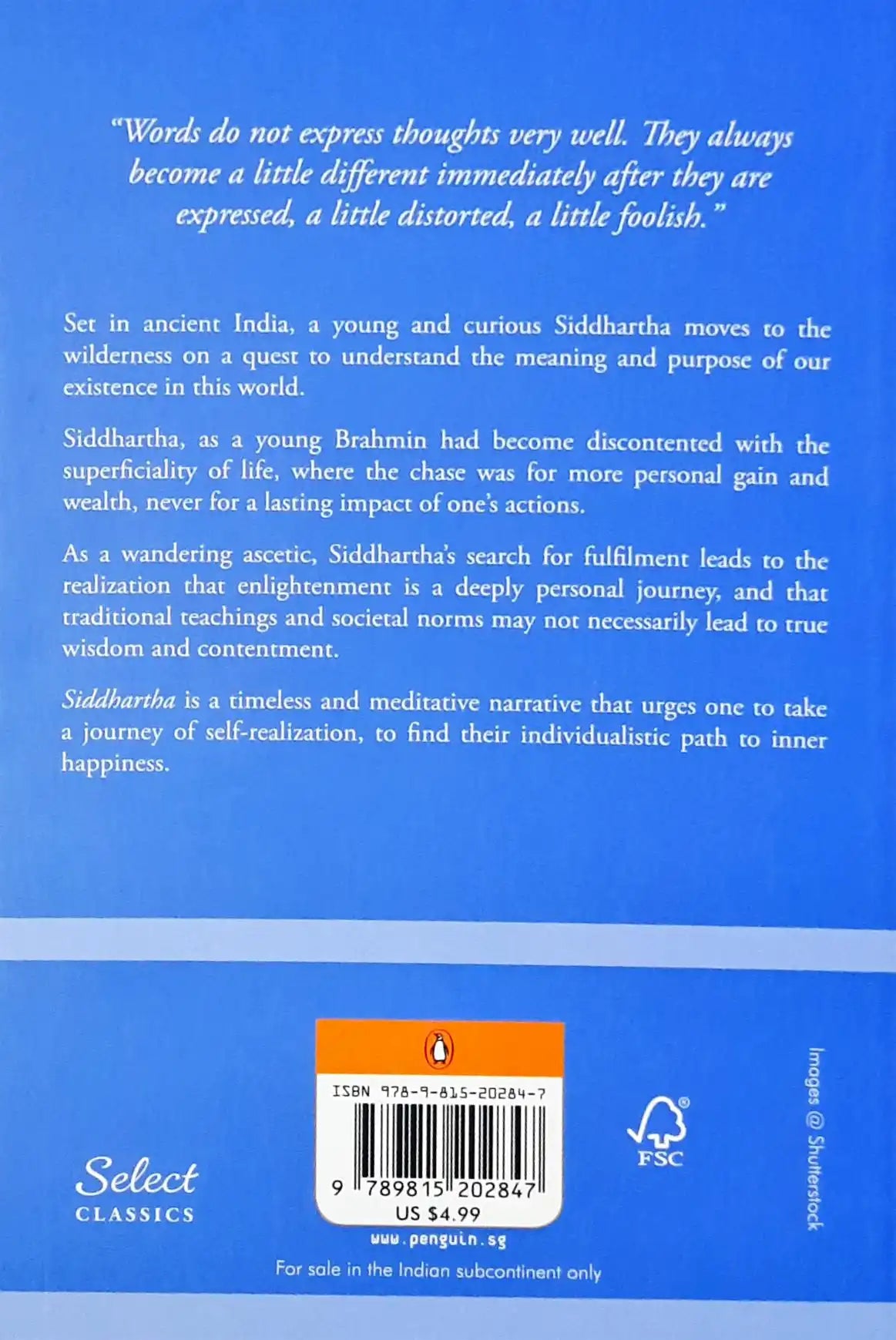 Penguin Select Classics : Siddhartha