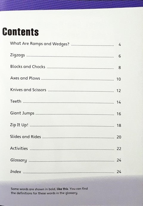 Simple Machines Ramps and Wedges – Books and You